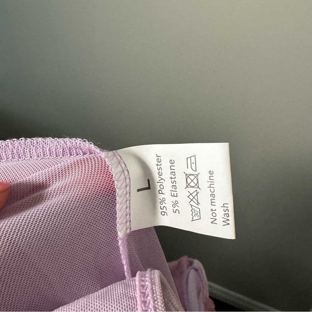 NEW Lilac and pink tulle  tie shoulder bustier pastel Fairycore L - Picture 7 of 7